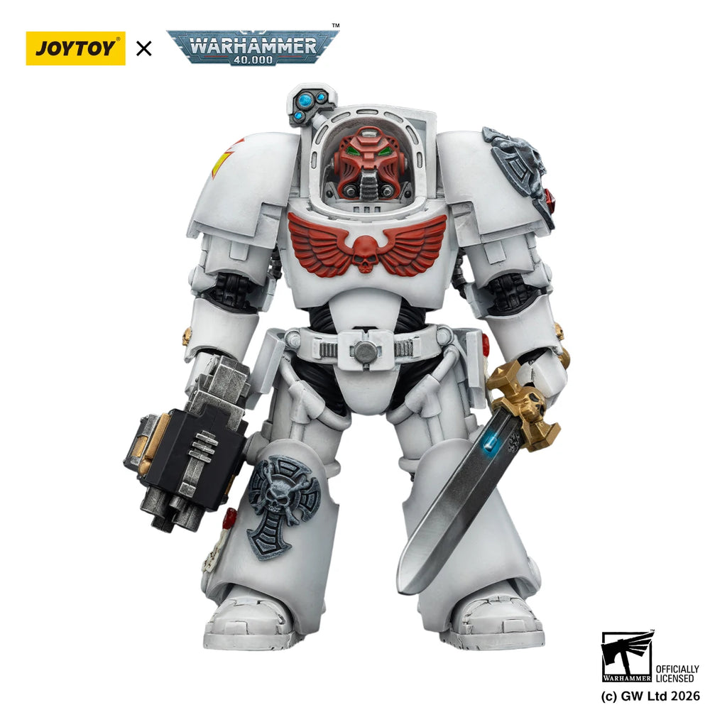 JOYTOY Warhammer 40k 1/18 Action Figures Terminator Black Templars Dark Angels Imperial Fists White Scars Salamanders Model Toys