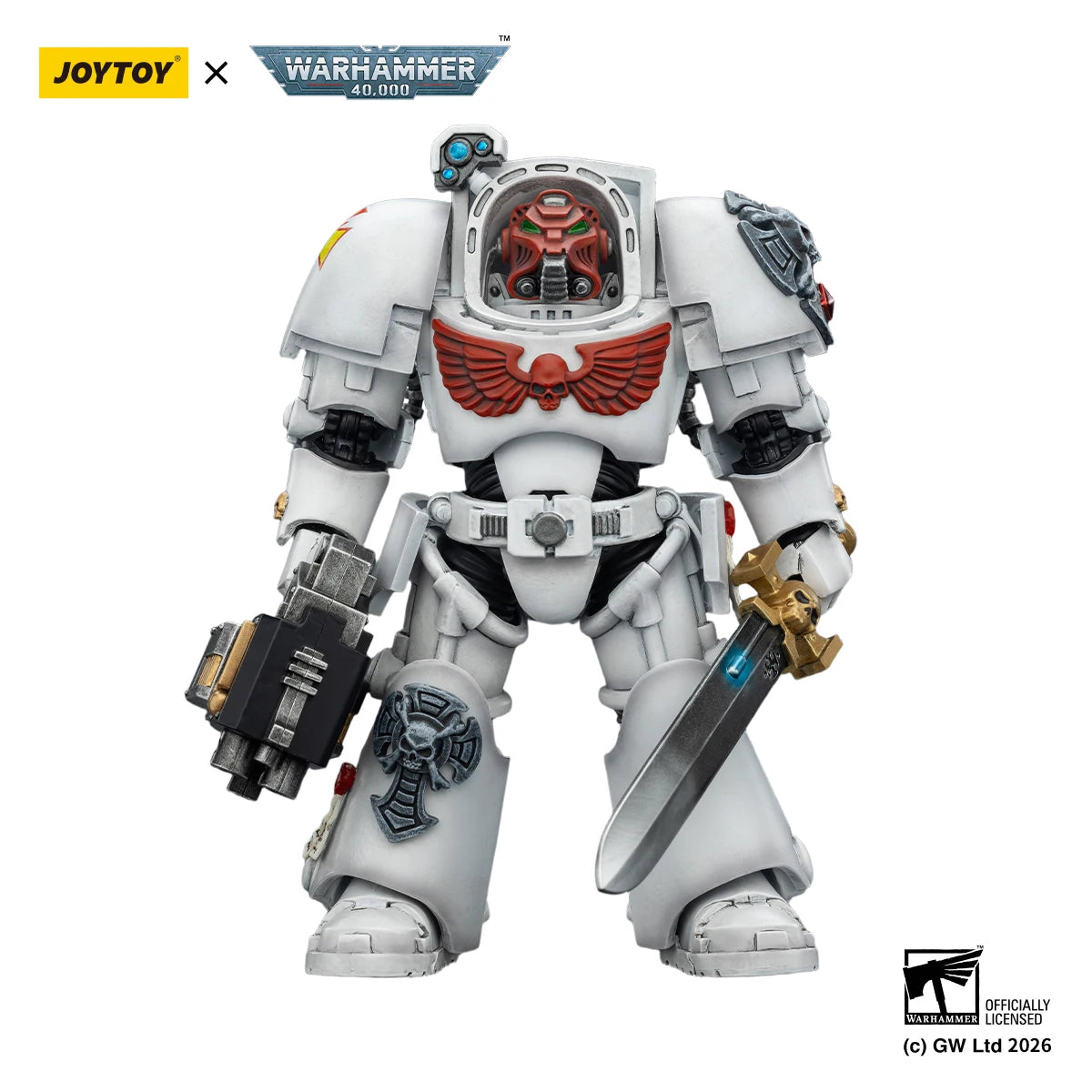 JOYTOY Warhammer 40k 1/18 Action Figures Terminator Black Templars Dark Angels Imperial Fists White Scars Salamanders Model Toys