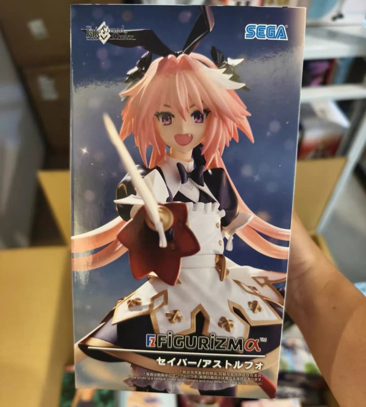 Фигурка Астолфо (A-Chan) от Sega Fate/Grand Order - Официална колекционерска фигурка за настолни компютри
