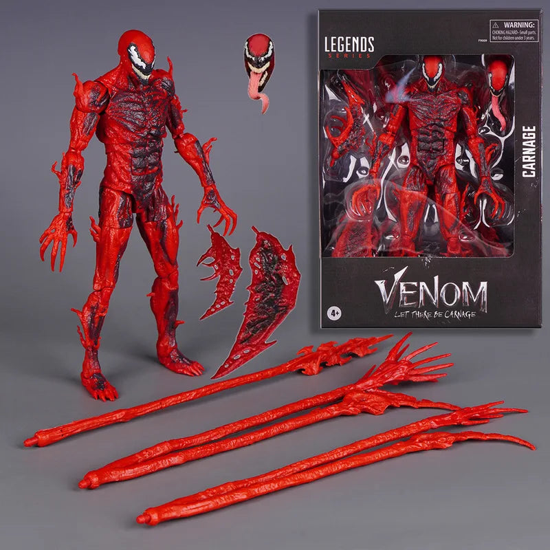 Hot Toys Legends Venom 2 Movie Let There Be Carnage Venom 6" Action Figure Movable Joint Model Toys Kids Surprise Gift
