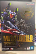 In Stock Original Bandai EVANGELION METAL BUILD EVA-01 30th with the spear of Gaius Character Model Toy Gift Collection