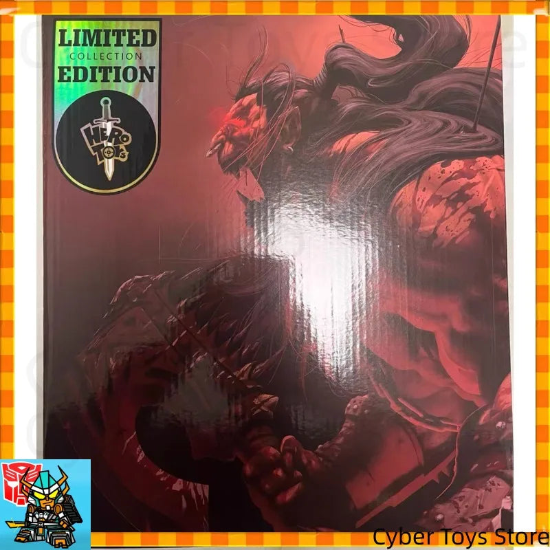In Stock Hero Toys Limited Edition WoW Grommash Hellscream Tribal War Song Great Chieftain Orc Warrior 1:10 Action Figure
