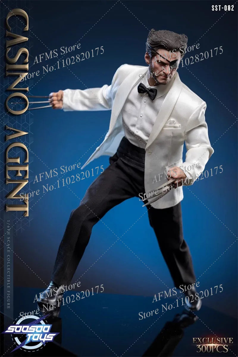SOOSOOTOYS SST-082 1/6Men Soldier X-Men Origins Wolverine Hugh Jackman Casino Version Full Set 12Inch Action Figure Body Toys