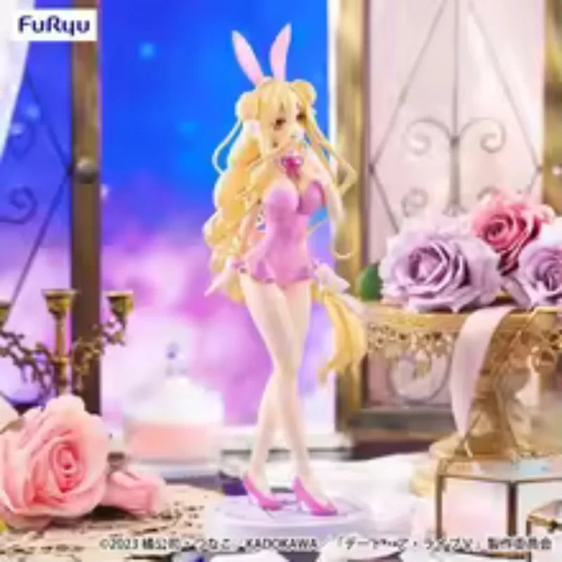 В наличност Оригинална FURYU DATE A LIVE Hoshimiya Mukuro BiCute Bunnies Фигурка PVC 27 см Аниме Герой Модел Колекция Играчки Подаръци