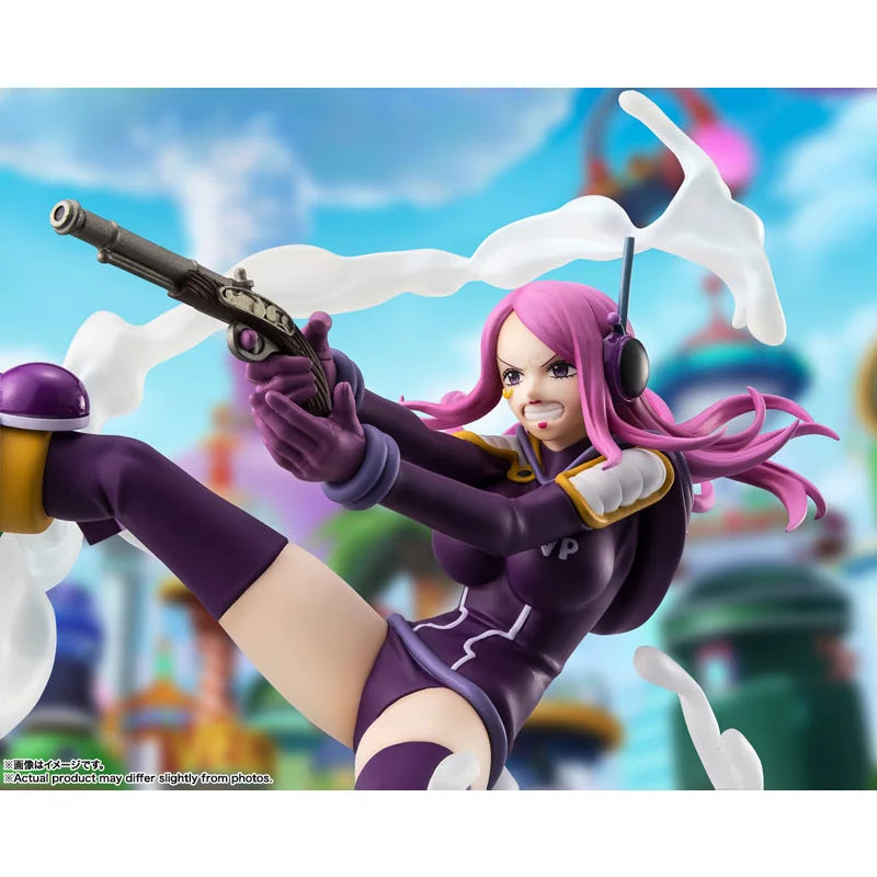 Original Bandai Figuarts ZERO Super Fierce Battle Jewelry Bonney NDE ONE PIECE Action Figure Anime Model Collectible Toys Gift