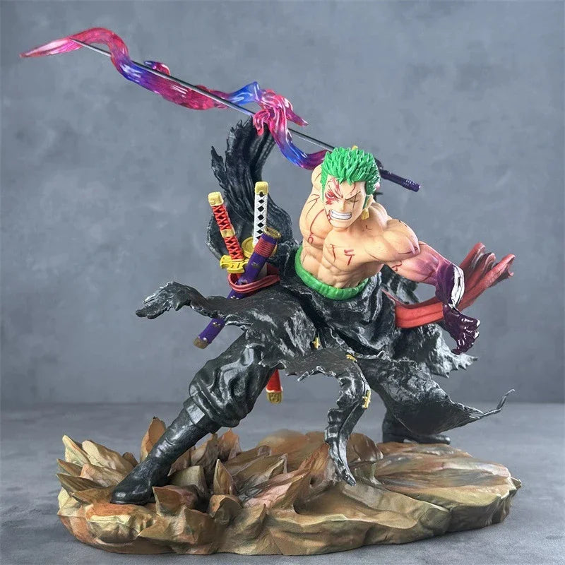 Anime One Piece Sabo Statue Blazing Angel Boa Hancock Figurine GK Yama Roronoa Zoro Figures Sky Painting Model PVC Luffy Toys