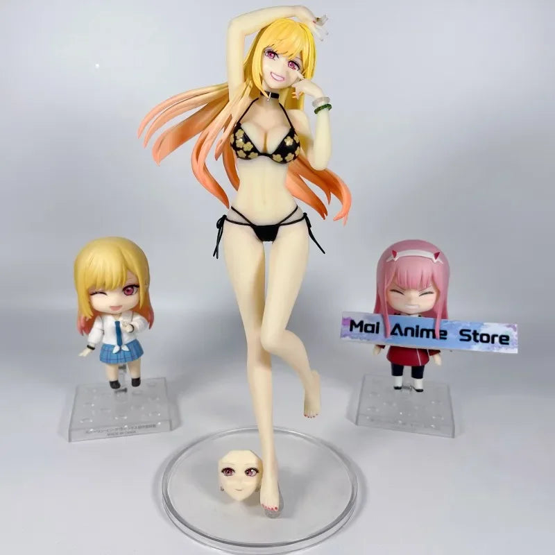 24cm Kitagawa Marin Figure Anime My-Dress-Up-Darling Soft Hentai Sexy Aciton Figurine Marin Statues Decoration Table Accessories