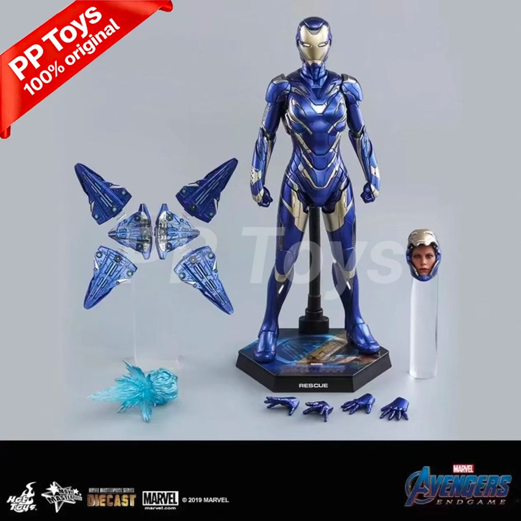 In Stock Genuine  HT MMS538D32 Marvel Avengers 4 Little Chili MK49 Action Figure Model Toys