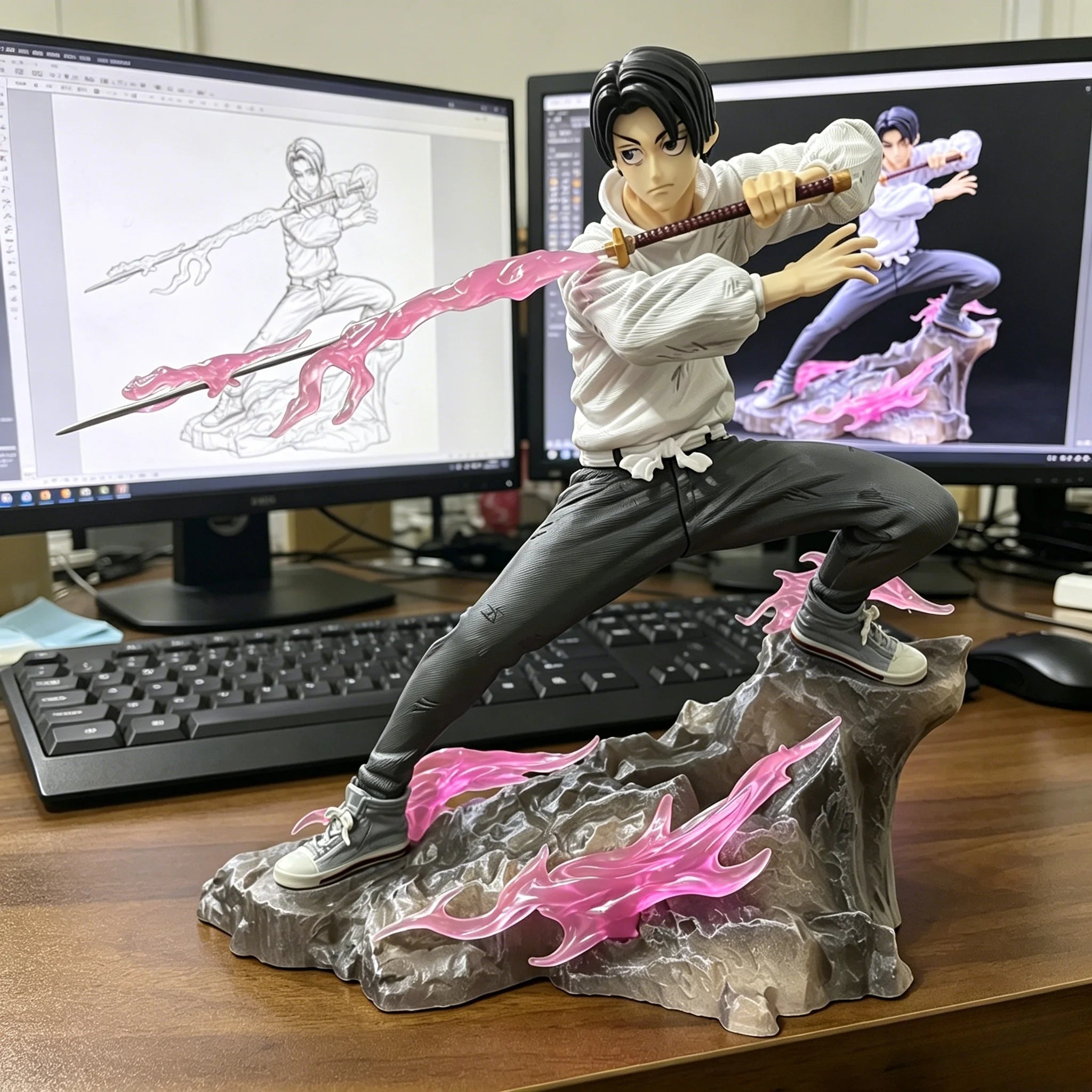 21cm/8.27in Anime Jujutsu Kaisen Figure Okkotsu Yuta Action Figures PVC Statue Collection Desktop Ornament Model Toys Gifts