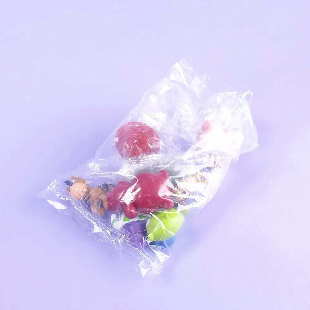 8PCS Anime Figures Toy Story 4 Woody Buzz Lightyear 5cm Q Version Mini Dolls Kids Toys Model for Children Christmas Gift