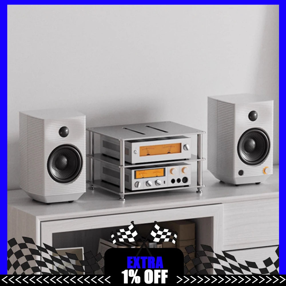 FiiO SP5 HiFi Active Desktop Speaker Subwoofer 120W Stereo Computer Speakers Home Music System with AUX  XLR USB RCA