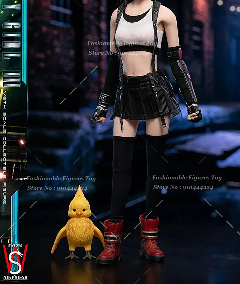 SWTOYS FS066/067/068 1/6 Women Soldier Tifa Fighting Girl Combat Outfit Accessory Fit 12Inch Action Figure Model Dolls
