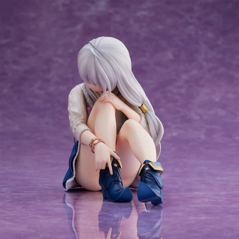 Auf Lager Echte Original Union Creative Elaina Witch's Journey Action Anime Figur Sammlermodell Puppen Statuette Ornament