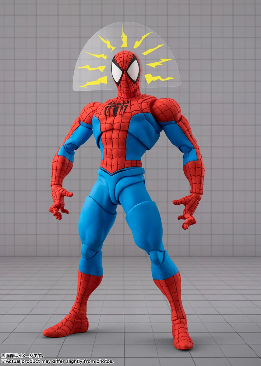 Bandai S.H.Figuarts Marvel Spider-Man Gamerverse Action Figure 155Mm ABS PVC Toy with Web Shield Spider-Sense Effects In Stock