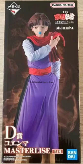 Original BANDAI Ichiban Kuji YuYu Hakusho Vol.3 Kurama Kuwabara Kazuma Koenma MASTERLISE Action Figure Model Collectible