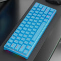 MUCAI MK61 USB Gaming Esports Mechanical Keyboard Red Switch 61 Key Wired Detachable Cable RGB Backlight Hot Swap