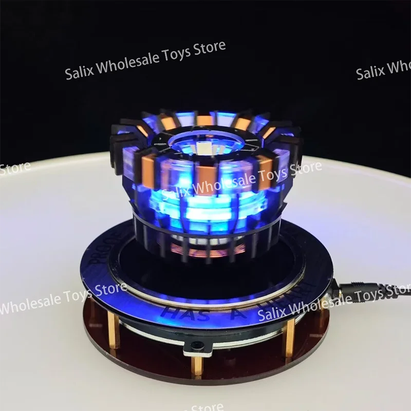 Metal Maglev MK2 MK1 Model Toys Chest Lamp Super Hero 1:1 Arc Reactor Action Figure Light Arc Desktop Decoration Customized