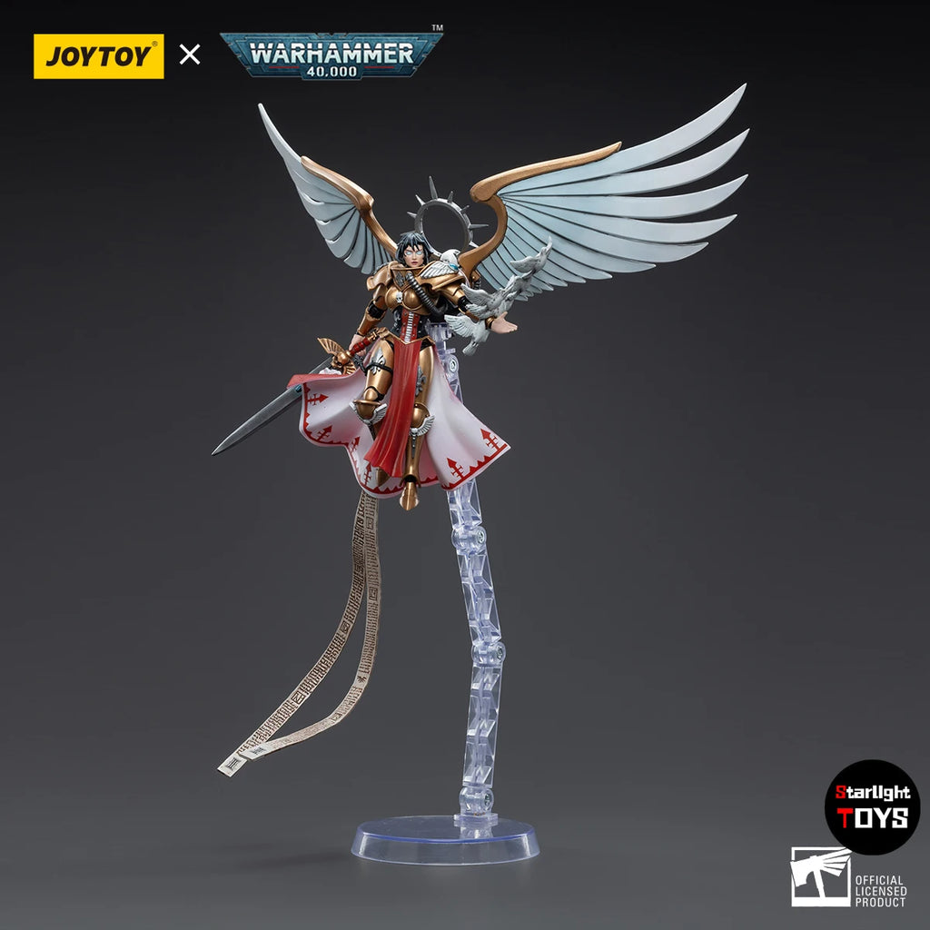 JOYTOY Warhammer 40K Adepta Sororitas Celestine The Living Saint Model Toy Gift 1/18 Action Figure