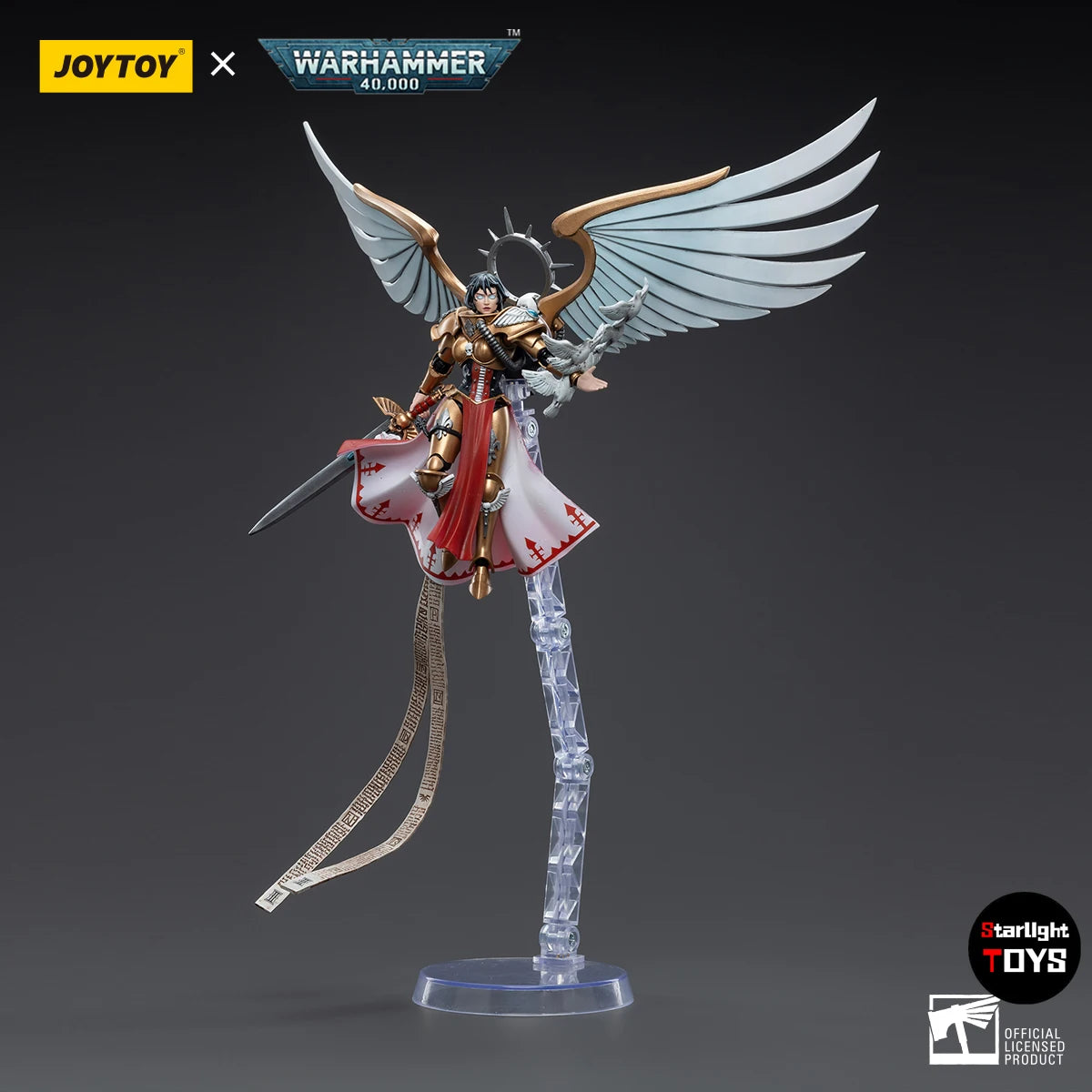 JOYTOY Warhammer 40K Adepta Sororitas Celestine The Living Saint Model Toy Gift 1/18 Action Figure