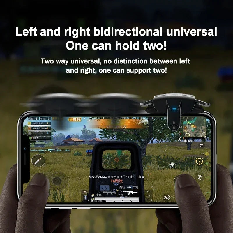 MEMO AK05 Mobile Phone Game Trigger L1 R1 Aim Shooting Alloy Key Buttons Gamepad Joystick for IOS Android PUBG Gaming Controller