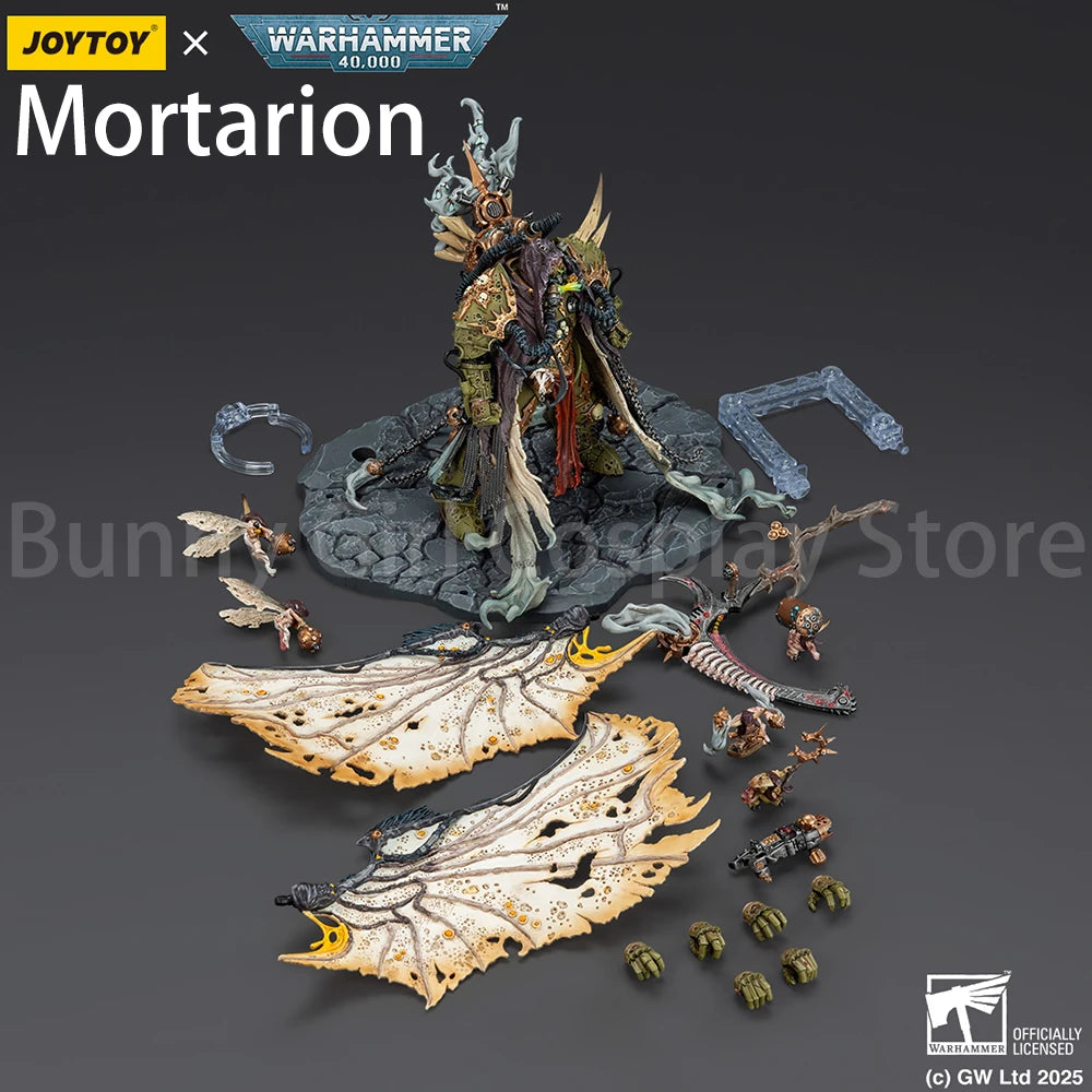 New Joytoy Warhammer 40k 1/18 Action Figure Mortarion Figures Daemon Primarch Of Nurgle Collection Statue Model Ornament Toys
