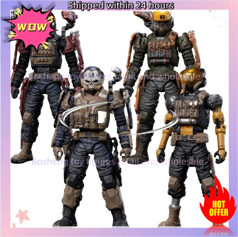In Stock Acid Rain War AR-001 Lord 002 Battle Flag 003 Welding Skull 004 Pro 1/12 Movable Soldier Model Action Figure Toy Gift