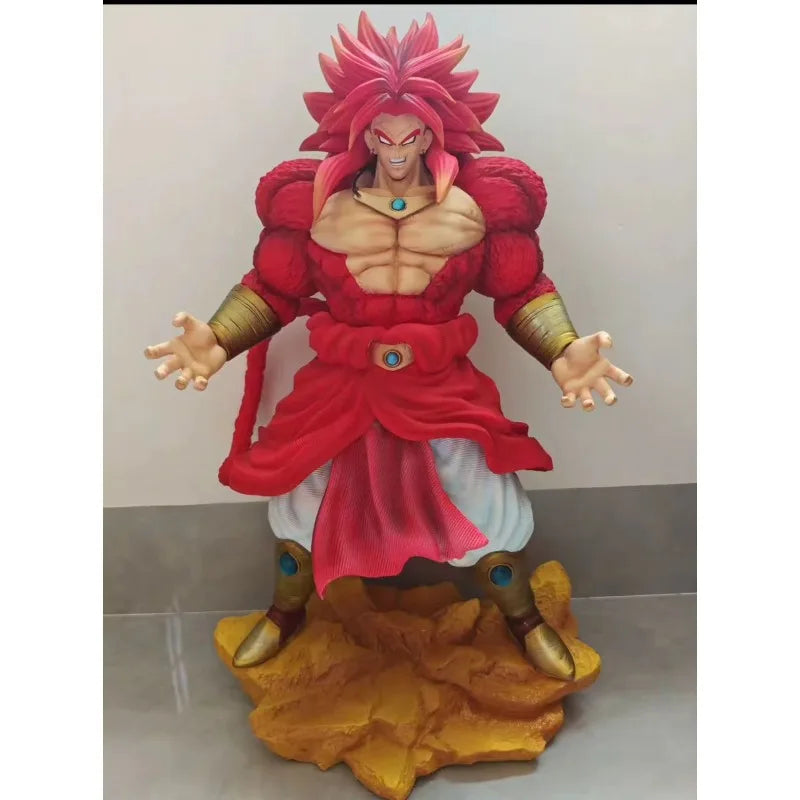In Stock 50CM JT Toys Dragon Ball Anime Figures SSJ4 Broli Action Figures Super Saiyan 4 PVC Statue Collection Model Gift Toy