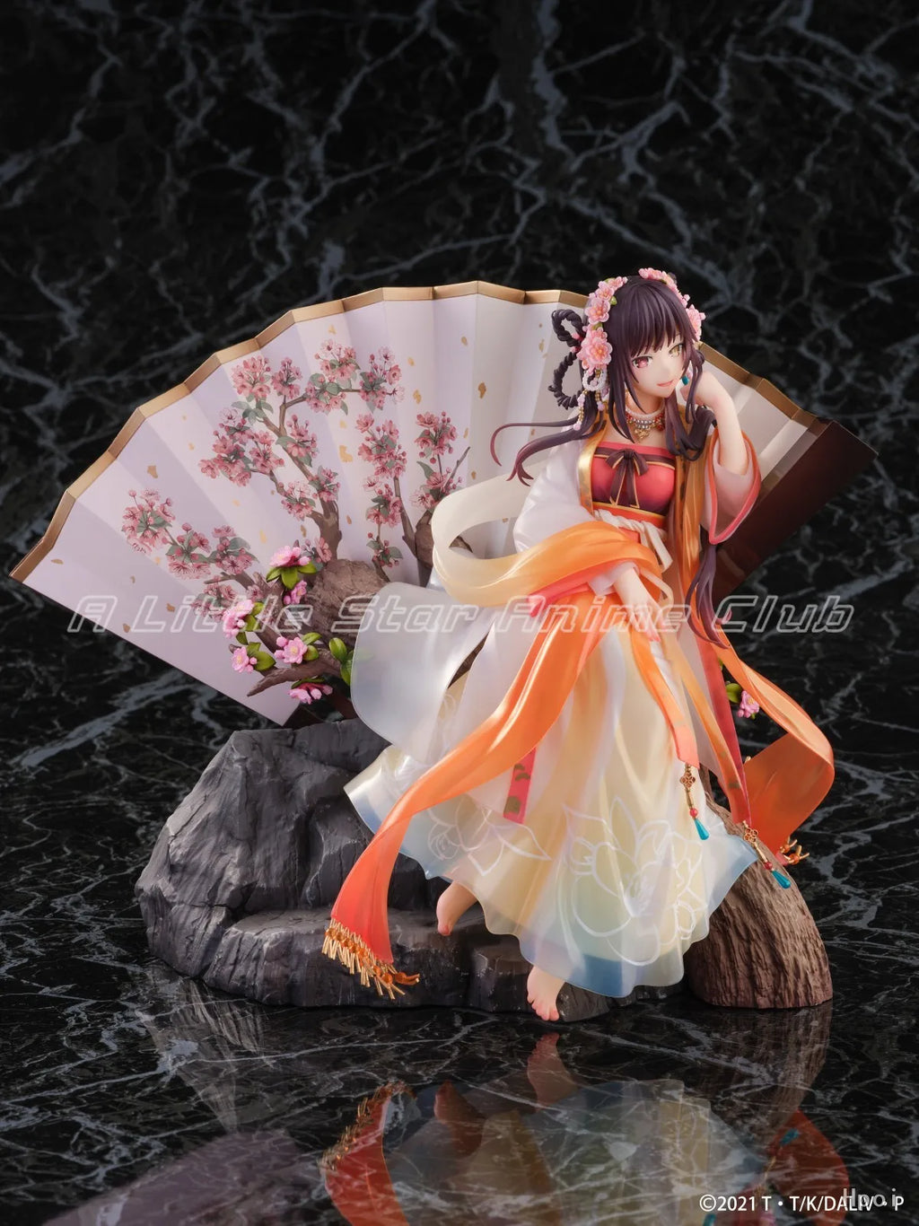 In Stock Original SSF DATE A LIVE Kurumi Tokisaki Hanfu  1/7 Anime Figure Model Collection Toys