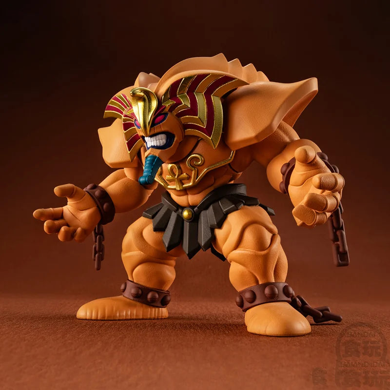 Bandai Anime Action Figure Food Play Yu Gi Oh! Ex01 Dark Mage Exodia Pvc Model Collection Figure Birthday Gift For Kids Toys