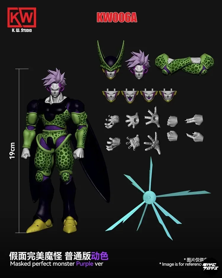 Spot SaleKW Studio Original Sharu Dragon Ball SHF máscara Perfect Monster Sharu 1/12 movimiento KW muñeca móvil juguete colecció