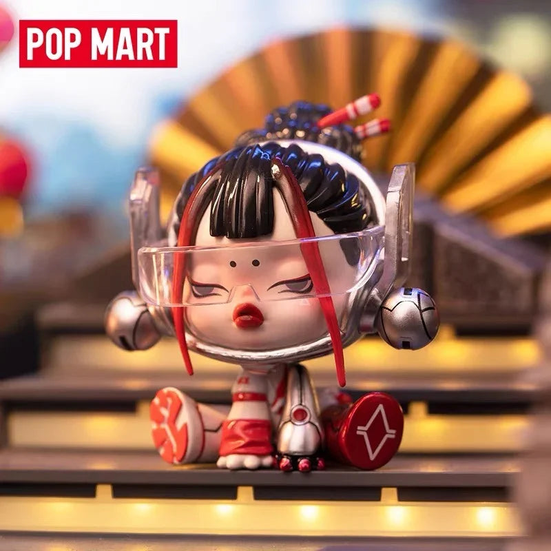 POP MART Skullpanda City of Night Series Blind Box Toys Kawaii Anime Action Figure Caixa Caja Mystery Box Dolls Girls Gift