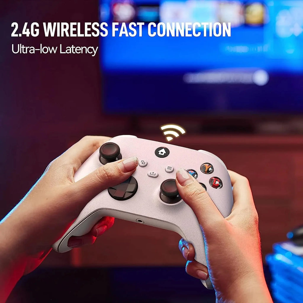 NEUER 2,4G Wireless Game Controller für Xbox One Series X/S Konsolen-Joysticks mit 2,4G Adapter-Empfänger für Windows PC Gamepad