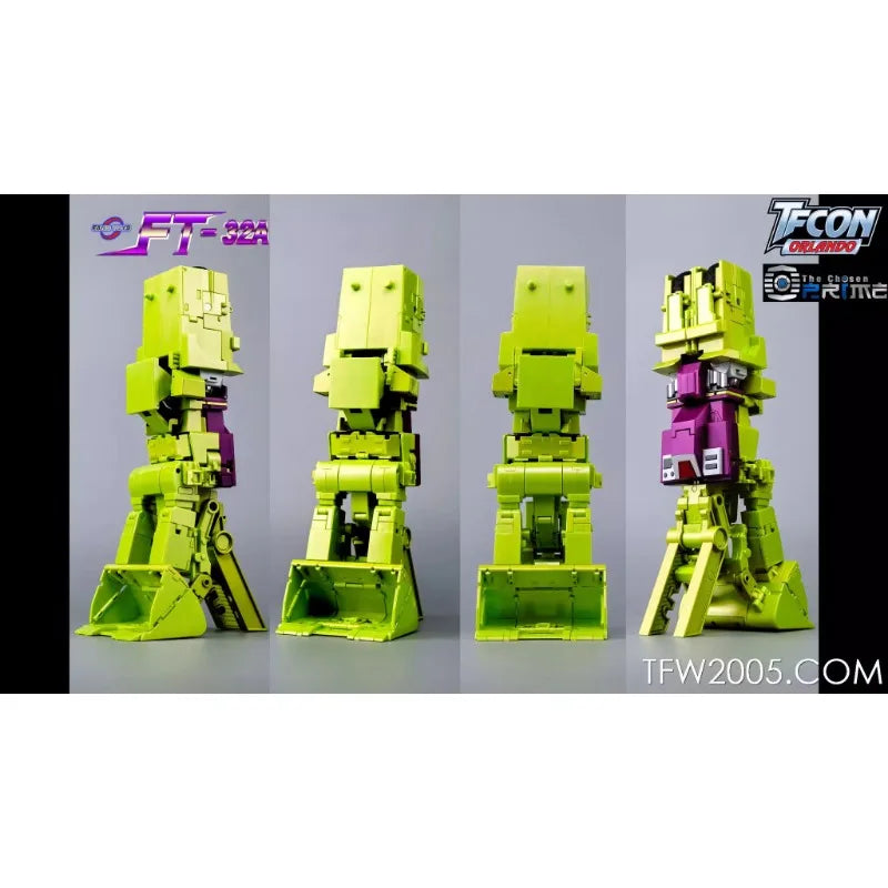 In Stock Super Strong FansToys GEHRY FT-32A FT32A Devastat Scraper Combination Action Figures G1 Forklift Robot