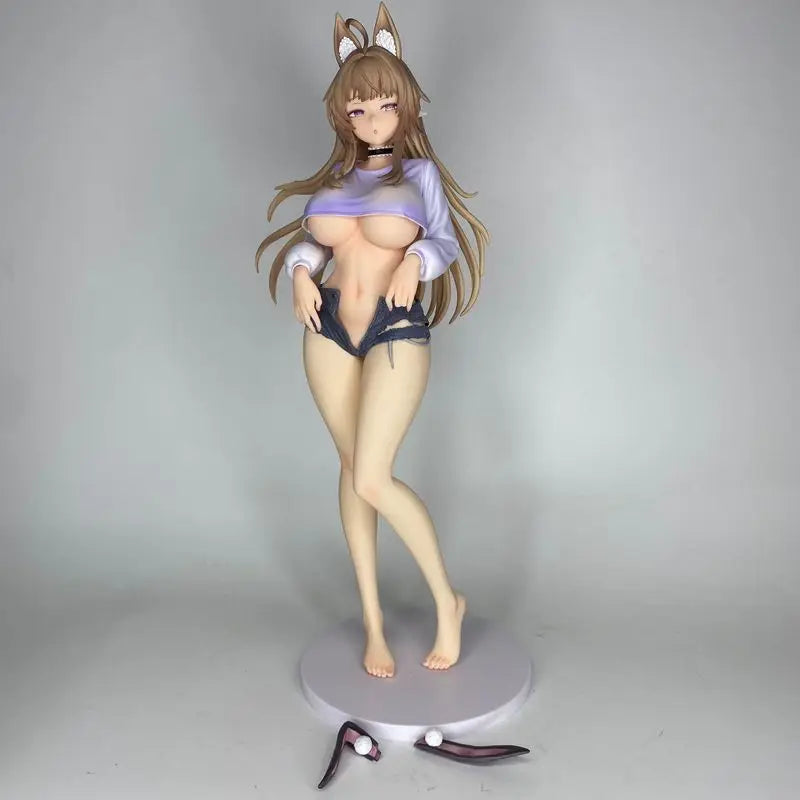 Rabi Bunny Girl Figure 1/4 Scale 45cm GK Statue Elf Resin Anime Collectible Decor Gift