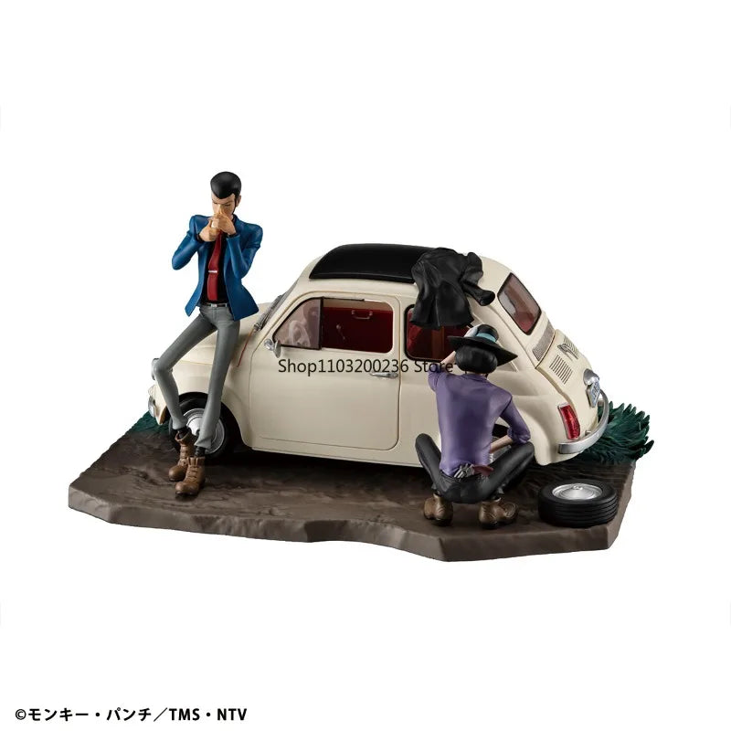 Original Lupin III LUPIN THE GALLERY Punk At Dawn Lupin The Third PVC Action Figure Model Hobbies Collectible Desktop Ornaments