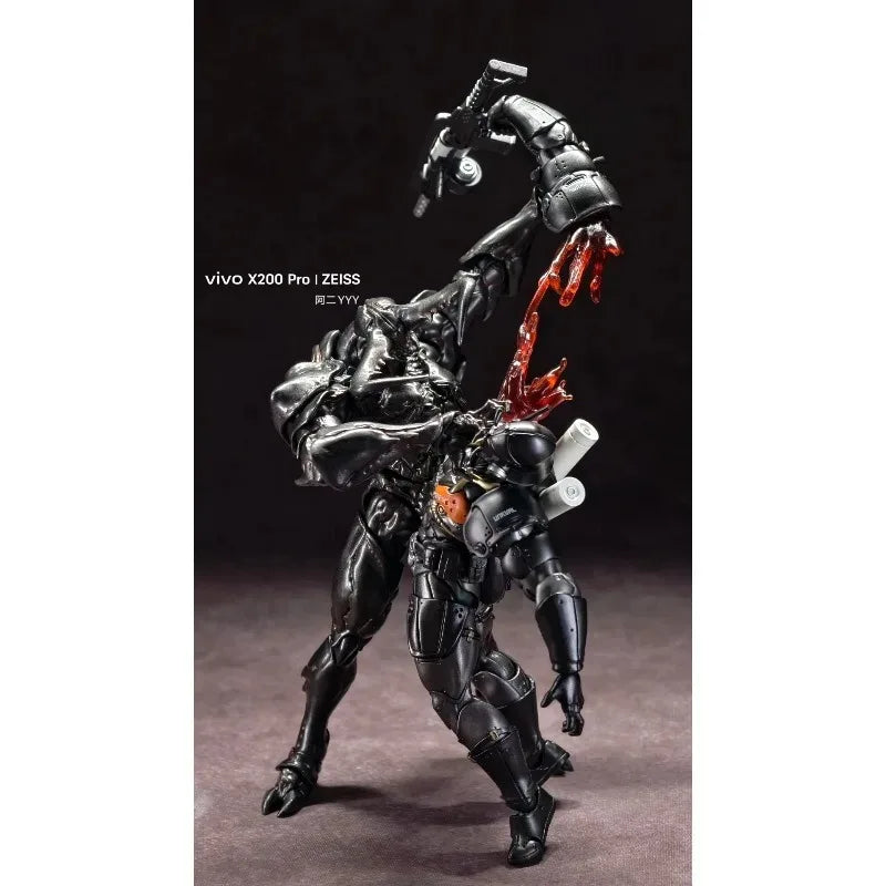 SEXYICE 1/12 Scale Artificial Evolution Experiment Subject B0199 King Tiger Armor Articulated Anime Action Figure Model Toy