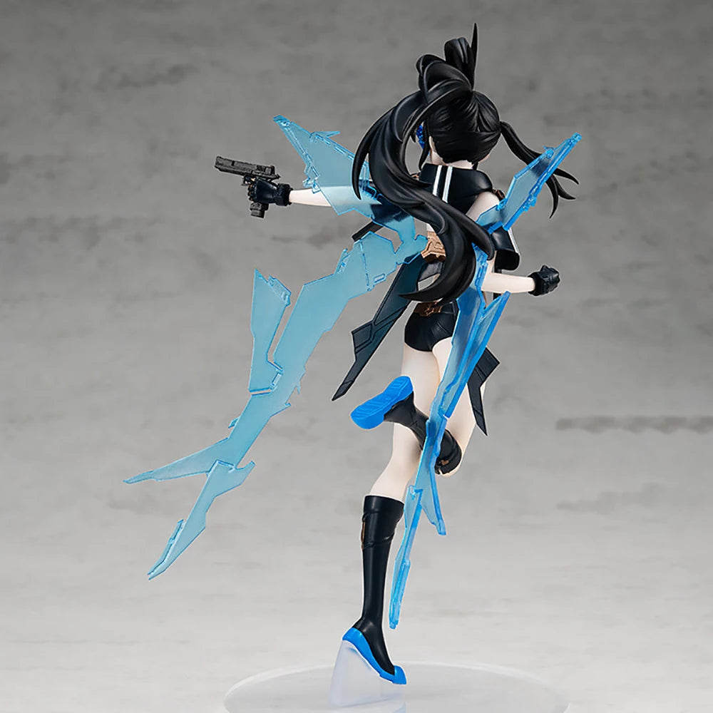 100% Original in Stock Good Smile Company Pop Up Parade BlackRock Shooter: Dawn Fall Black  Rock Shooter Anime Figure Model
