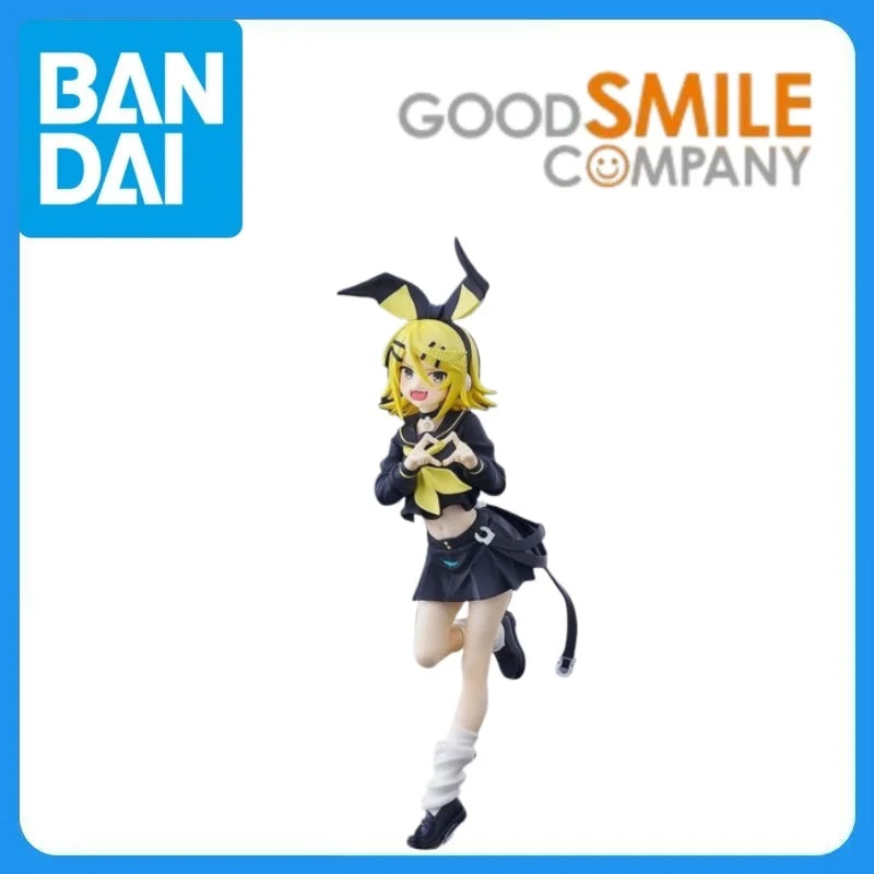 In Stock Genuine Good Smile Company Vocaloid Kagamine Rin Pop Up Parade Bring It on Ver L Anime Figure Garage Kit Model Toys