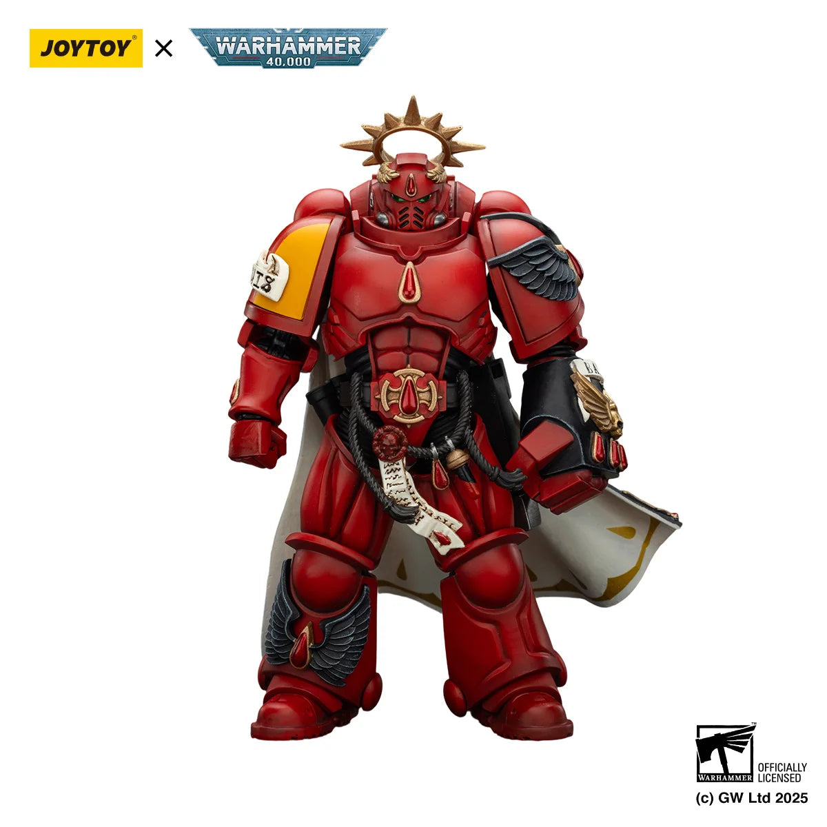 Warhammer Warhammer 40k 1/18 Action Figures Blood Angels Captain  Sanguinary Priest Captain with Heavy Bolt Pistol Power Sword