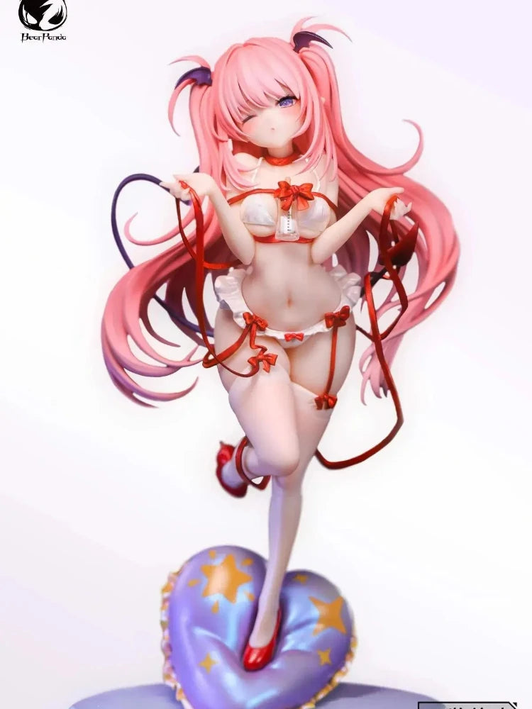 Original Bear Panda Succubus Lulumu Tamano Kedama Judai 25cm Chasing Eyes Action Figure Model Toys Collectible Desktop Ornament