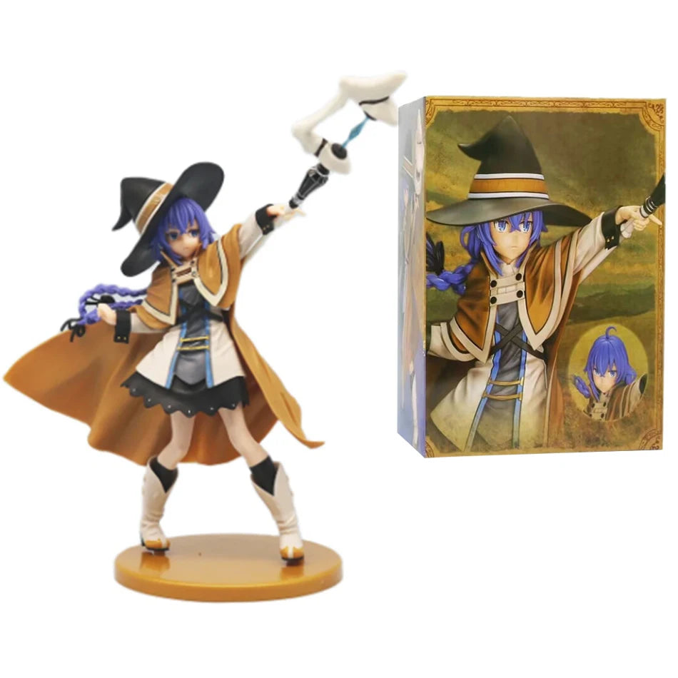 25cm Magician Roxy Migurdia Action Figure Mushoku Tensei：Jobless Reincarnation Anime Figure PVC Adult Collection Model Doll Toys