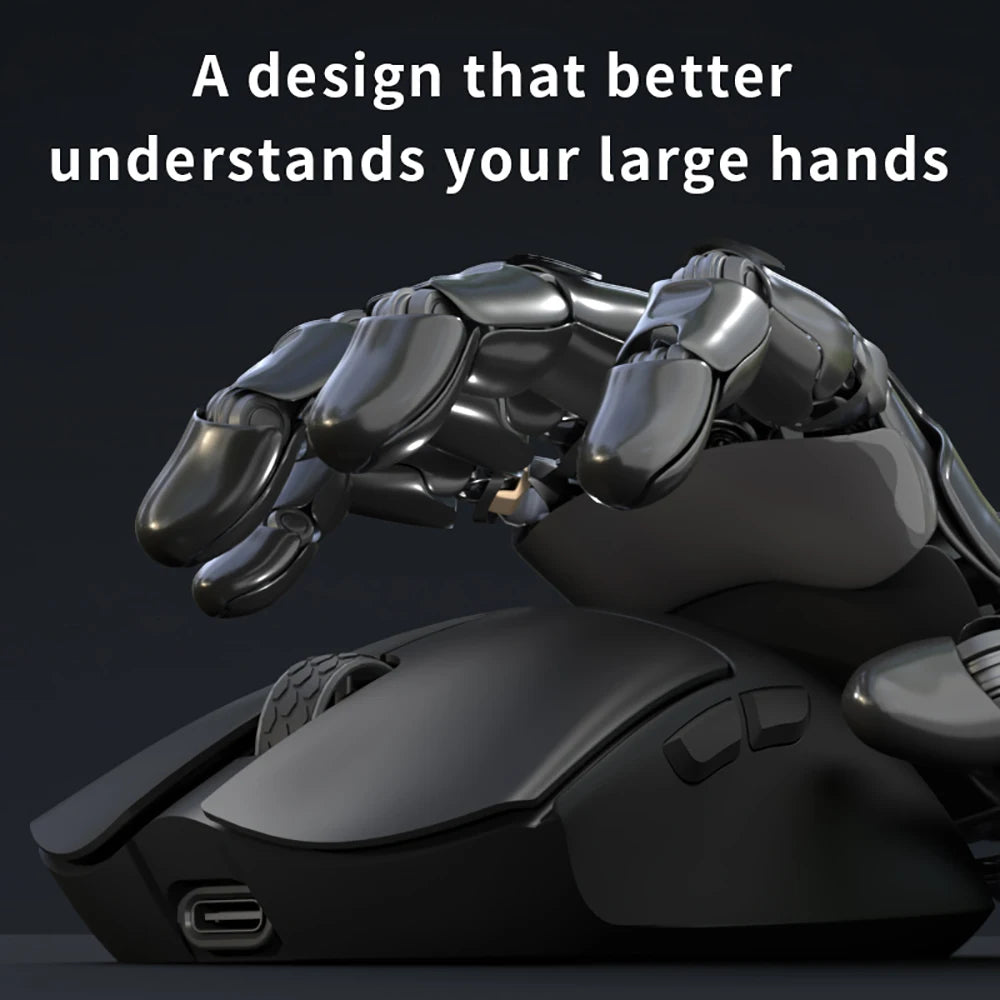 Motospeed Darmoshark M3 V2 Doppel 8K Gaming Maus Bluetooth Wireless 26K DPI PAW3395 Sensor Makro Spiel Maus Für Laptop PC