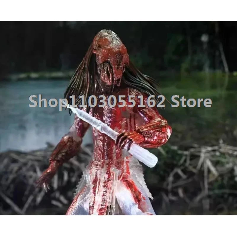 NECA Prey Ultimate Bear Blood Feral Predator Action Figure Anime Collectiblble Model Birthdsay Gifty