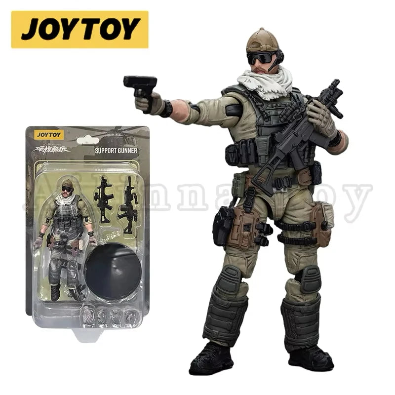 JOYTOY 1/18 3.75 Action Figures Military Armed Force Series Anime Model Gift