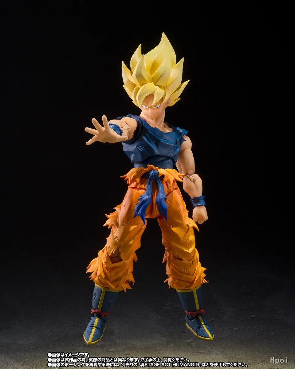 New Products Bandai S.H.Figuarts Dragon Ball Z Super Saiyan God Vegeta Goku Burdock Dodoria Zarbon Anime Action Figure Toy Gift