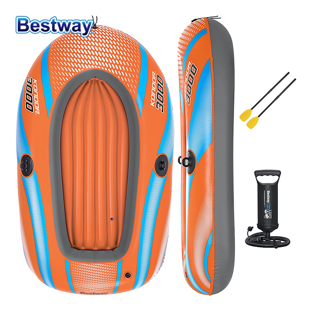 Bestway 61136/61140/61142/61146 Надуваем каяк за 1-3 души - Дълготрайно PVC рафтинг приключенско превозно средство за вълнуващи приключения