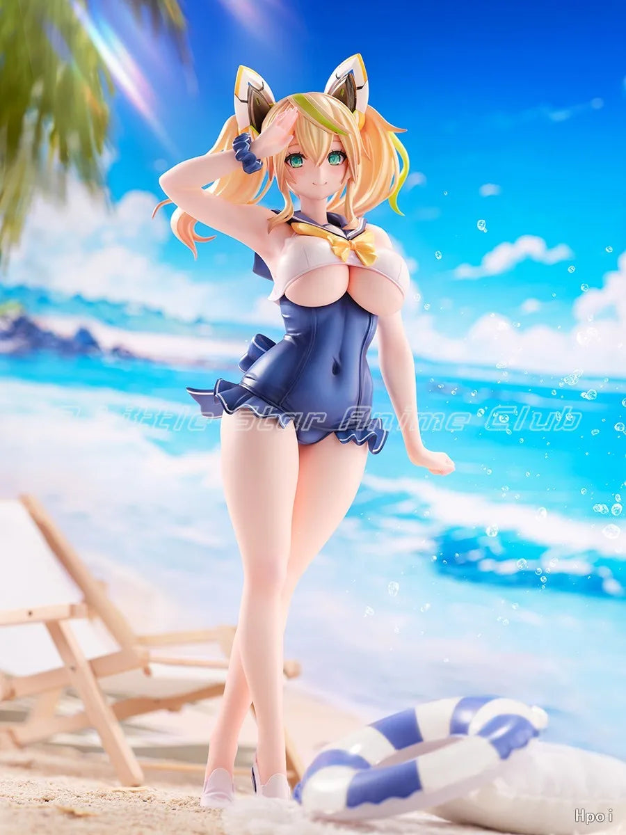 Original AmiAmi Phantasy Star Online 2 Es Jenny in The Cool Breeze Summer Vacation Anime Figures Models Collection