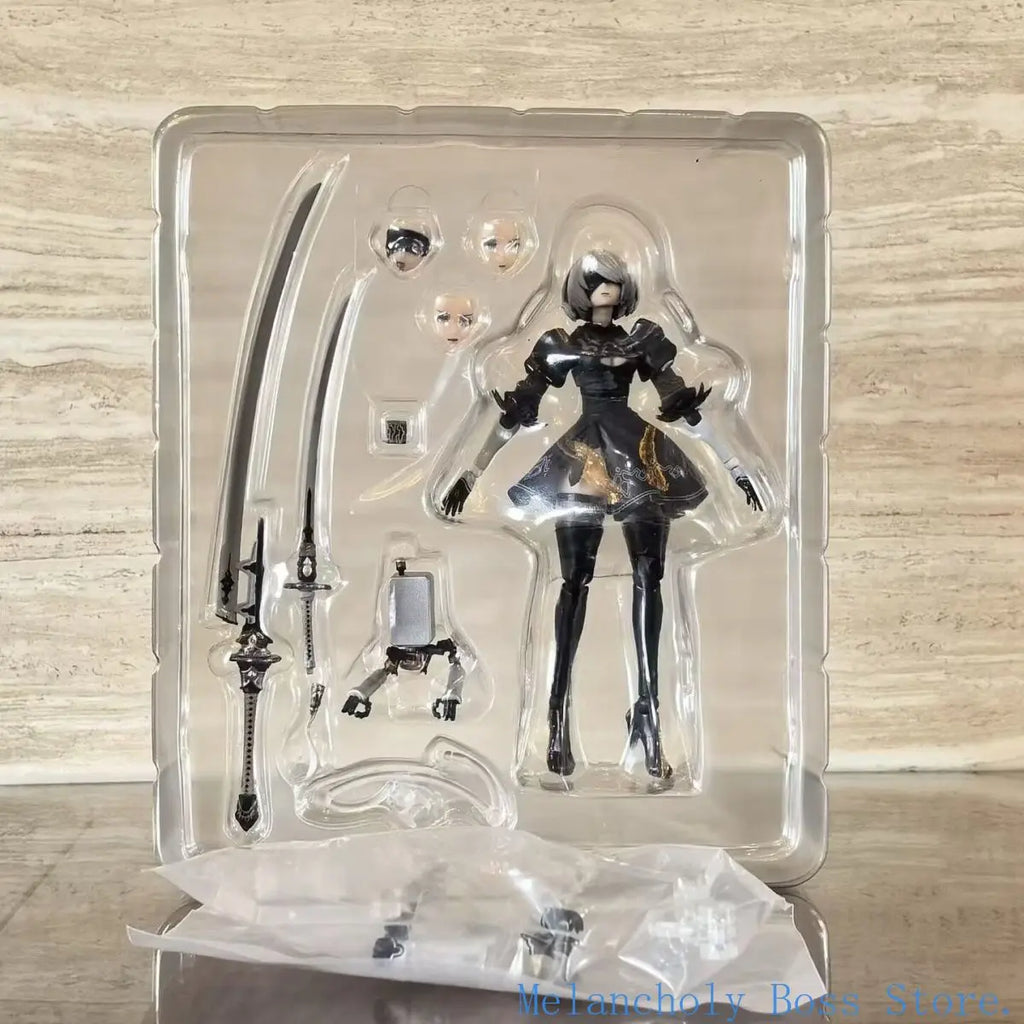 In-stock KO Figma 2B Figma No.643 NieR 2B Type 2B Articulated Action Figure, Model, Ornament, Statue, Toys Gifts
