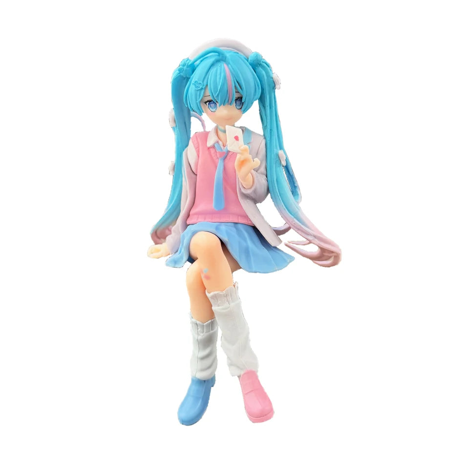In Stock Hatsune Miku Anime Figure Fashion Subclture Miku Action Figure Christmas Gift PVC Collection Model Kawaii Girl Doll Toy