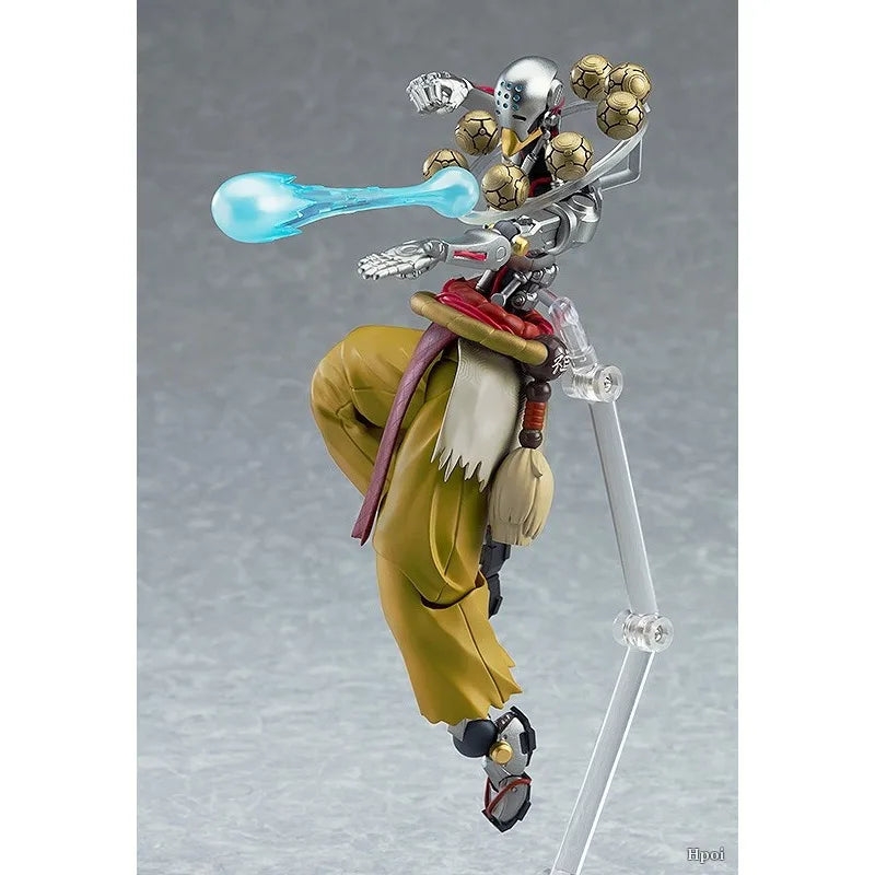 In Stock Original Max Factory Figma#413 OVERWATCH Zenyatta 15.5cm PVC Anime Figure Movable Toy Gift Ornament